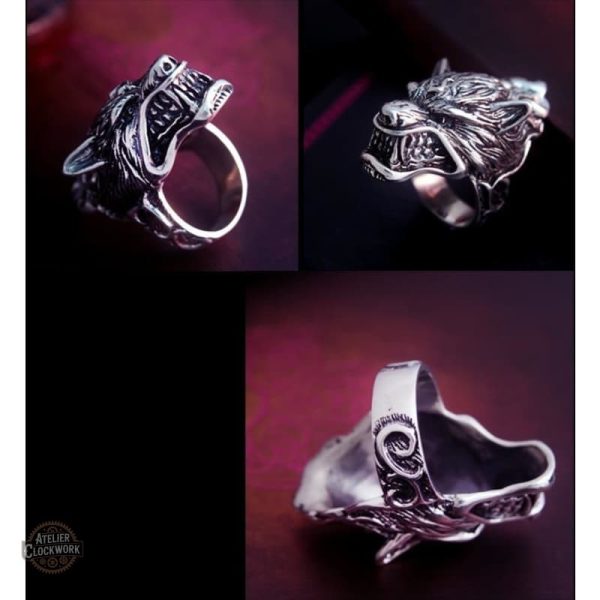 Bague Tête de Loup pour un style dandy