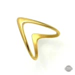 Bague en Forme V - Style Steampunk Femme