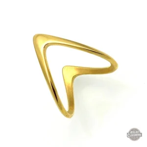 Bague en Forme V - Style Steampunk Femme