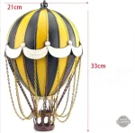 Montgolfière décorative en métal