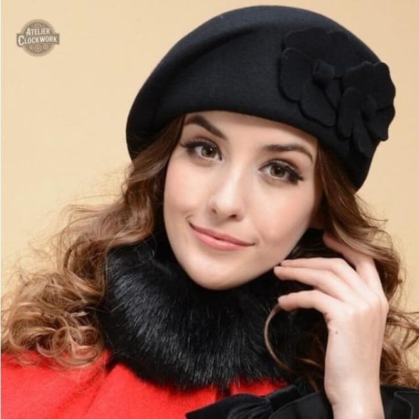 Chapeau steampunk féminin en look chic