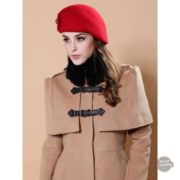 Béret femme inspiré du style rétro-futuriste