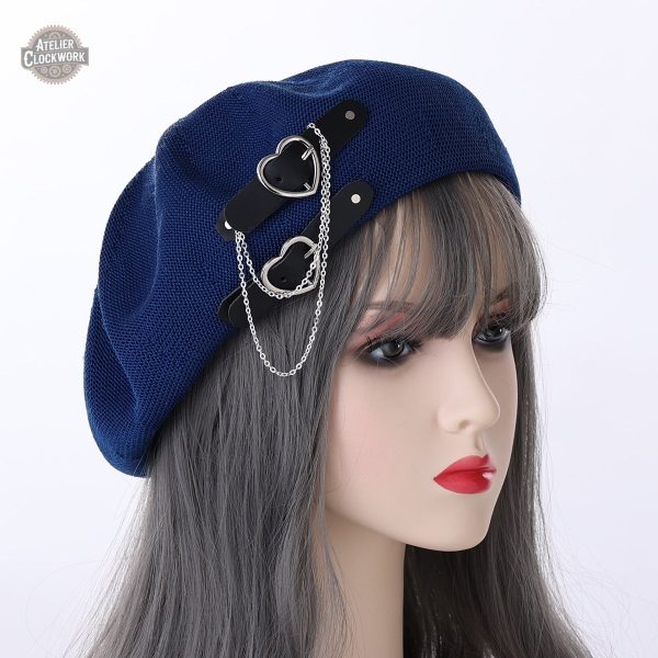 Chapeau Siouxsie avec design steampunk