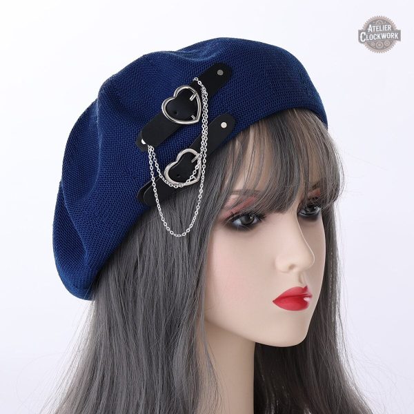 Élégance steampunk avec le béret Siouxsie
