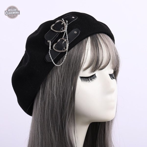 Béret élégant Siouxsie pour un style rétro