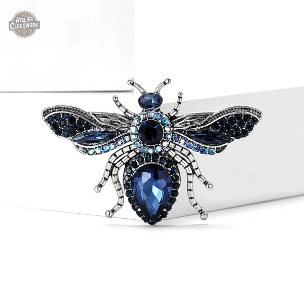 Broche steampunk inspirée de la nature