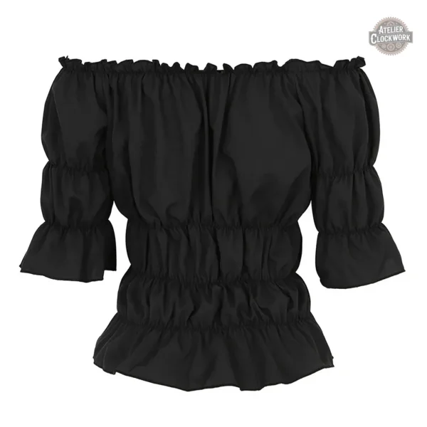 Haut à épaules dénudées pour un look affirmé