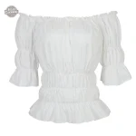 Blouse Steampunk Femme élégante à épaules dénudées