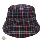 Chapeau steampunk avec motif tartan distinctif