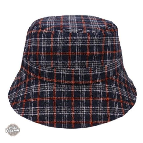 Chapeau steampunk avec motif tartan distinctif