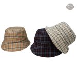 Chapeau vintage steampunk en tissu tartan