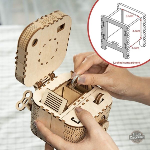 Boîte à trésors au style Steampunk pour décoration