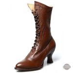 Bottes Retro Femme - Ada Lovelace en style steampunk