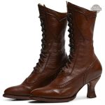 Bottes steampunk pour femme, modèle Ada Lovelace