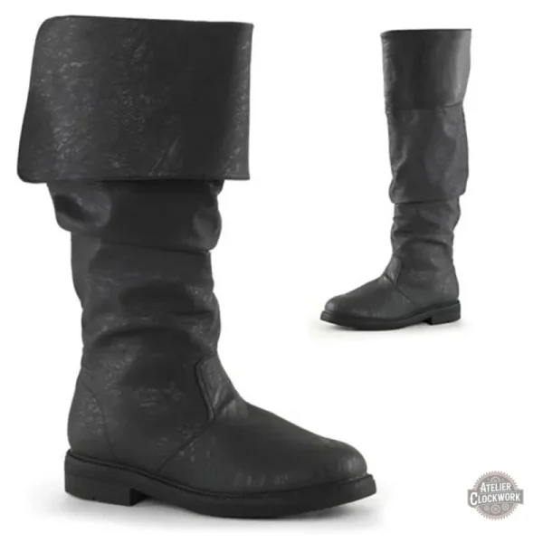 Bottes de Cosplay marron, idéales pour vos aventures steampunk