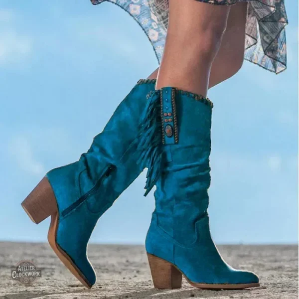 Bottes à pampilles pour un esprit western élégant