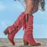 Bottes Femme Western : chic et audacieuses en suède