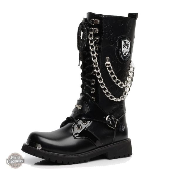bottes-gothique-homme-1 Bottes Gothique Homme - Dark Rider