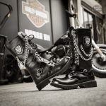 Bottes masculines au design audacieux et distinctif