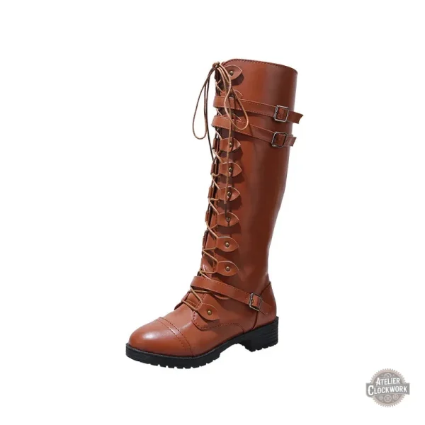 Bottes femme avec une touche mécanique