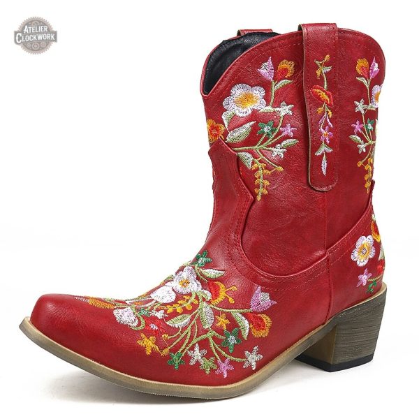 Bottines femme au design vintage et chic