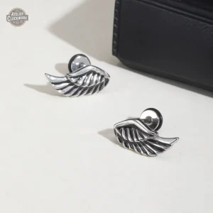 Bijoux Ailes d' Argent au style rétro-futuriste
