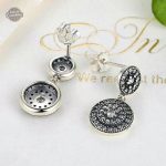 Boucle d'oreille rétro, fusion de style et d'histoire