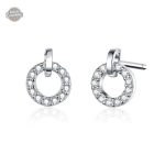 Boucles Steampunk en argent pour femme