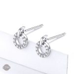 Boucles d'oreilles argentées inspirées du steampunk