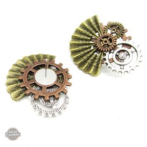 Boucles d'oreilles élégantes inspirées du steampunk