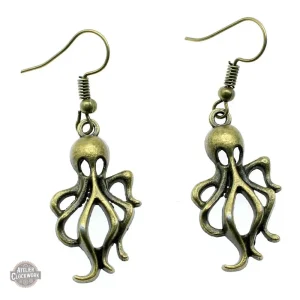 Boucles Pieuvres Steampunk élégantes pour femme