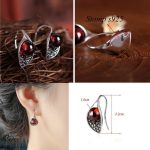 Boucles d'oreilles Mina Harker au style rétro-futuriste