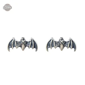 Boucles d'oreilles chauve-souris steampunk simples