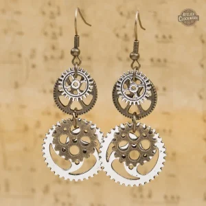 Boucles élégantes inspirées du style steampunk