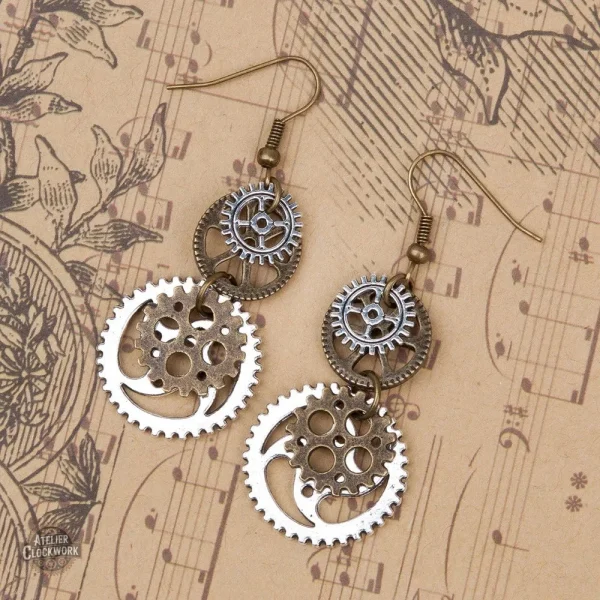 Bijoux steampunk alliant vintage et futuriste
