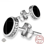Boucles d'oreilles Street Punk en argent 925 pour femme
