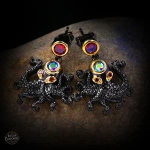 Bijou steampunk Poulpe élégant et original