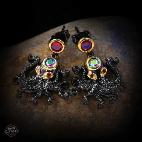 Bijou steampunk Poulpe élégant et original