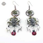 Boucles Steampunk Épeire pour femme, style unique
