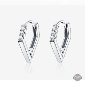 Boucles Steampunk pour femme, élégance argentée