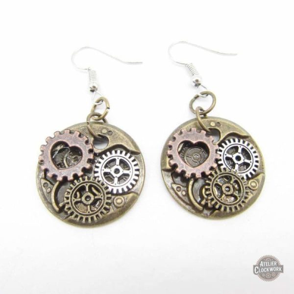 boucles-doreilles-watchcase-1 Boucle d'oreille steampunk femme - Watchcase