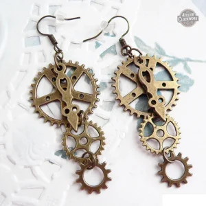 Boucles Tempus Fugit Steampunk pour un style unique
