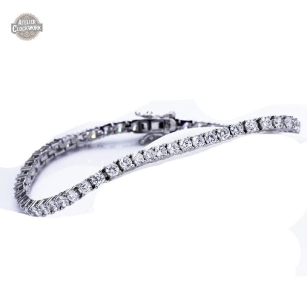 Bracelet Steampunk en chaîne d'Argent