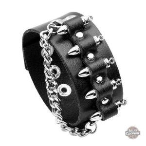 Bracelet Steampunk Peacemaker pour homme élégant et audacieux