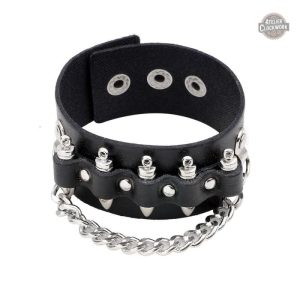 Accessoire dandy Steampunk, le bracelet Peacemaker