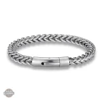 Accessoire en acier pour homme, bracelet steampunk original
