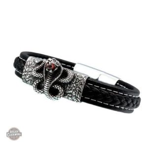 Bracelet Steampunk - Cobra Royal pour homme élégant