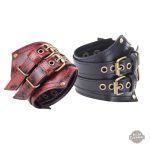 Bracelet cuir rock pour homme au style audacieux