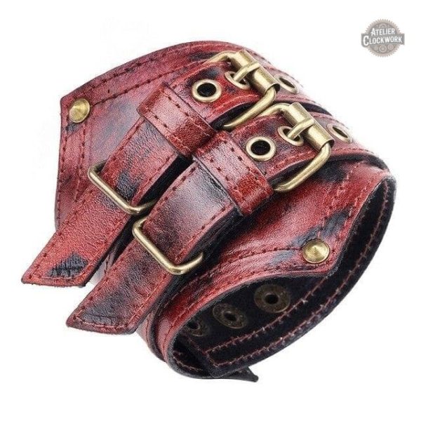 Accessoire steampunk pour homme en cuir
