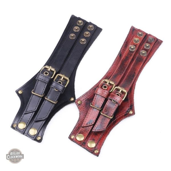 Élégant bracelet en cuir pour homme au style audacieux